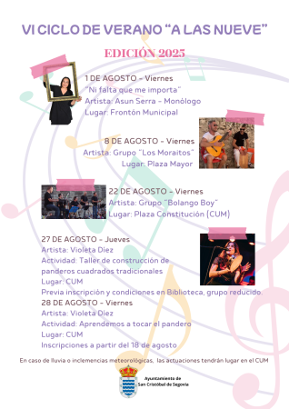 Imagen SEXTA EDICIÓN DEL CICLO MUSICAL 