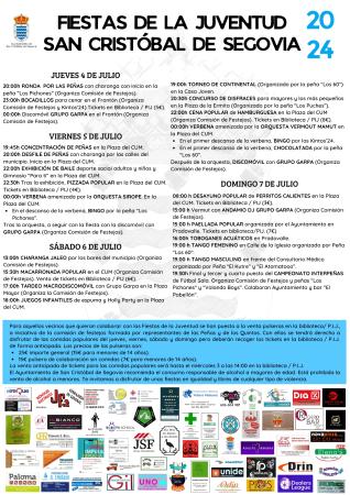 Imagen FIESTAS DE LA JUVENTUD 2024